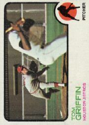 1973 Topps Baseball Cards      468     Tom Griffin